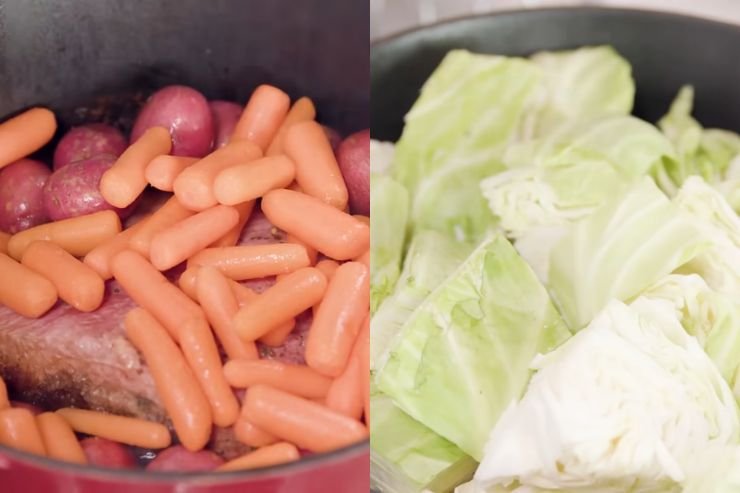 Add Carrots and Cabbage