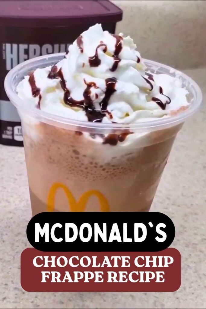 Mcdonald's Chocolate Chip Frappe