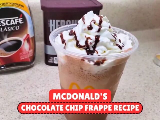 Mcdonald’s Chocolate Chip Frappe Recipe