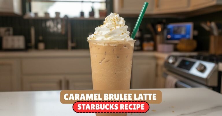 Caramel Brulee Latte Starbucks Recipe