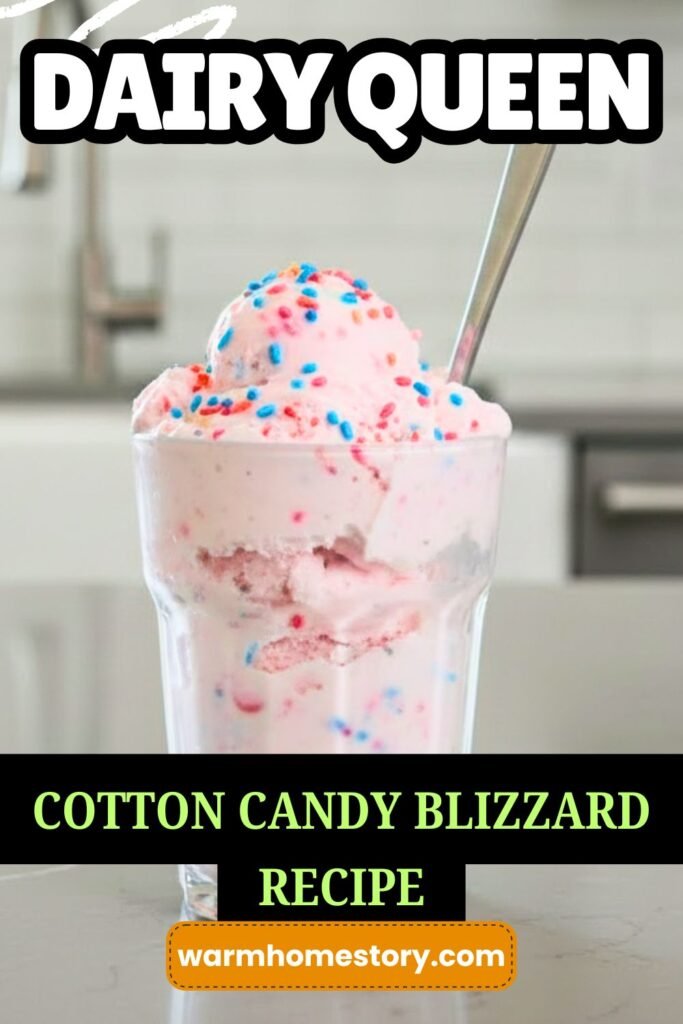 Dairy Queen Cotton Candy Blizzard