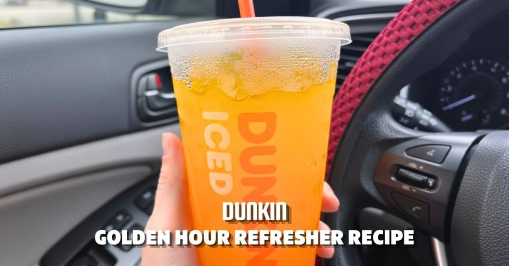 Dunkin Golden Hour Refresher Recipe