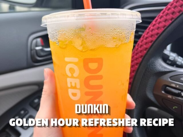 Dunkin Golden Hour Refresher Recipe