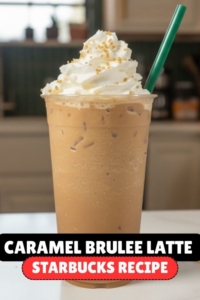 Caramel Brulee Latte Starbucks Recipe