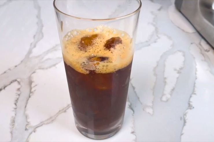 Add ice and shake