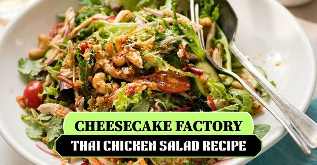 Cheesecake Factory Thai Chicken Salad Recipe