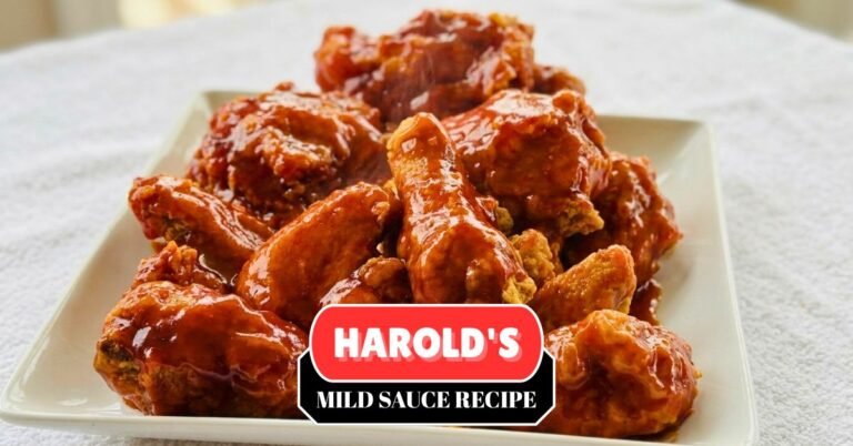 Harold's Mild Sauce Recipe