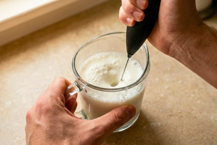 Make the Homemade Banana Sweet Cream Cold Foam