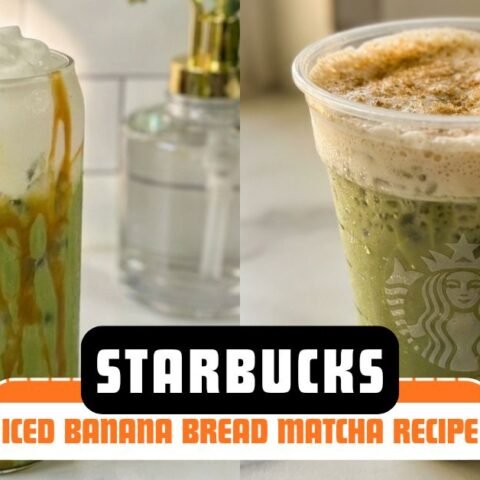 Starbucks Iced Banana Bread Matcha Recipe