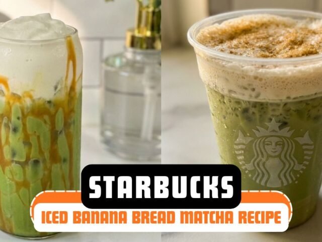 Starbucks Iced Banana Bread Matcha Recipe