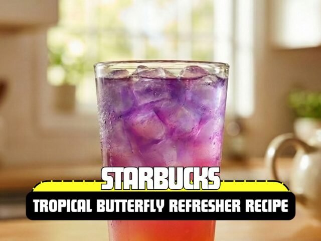 Starbucks Tropical Butterfly Refresher Recipe