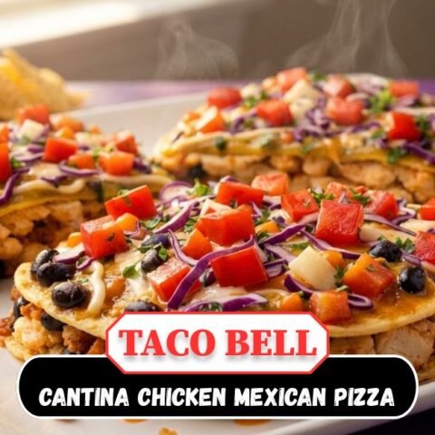 Taco Bell Cantina Chicken Mexican Pizza