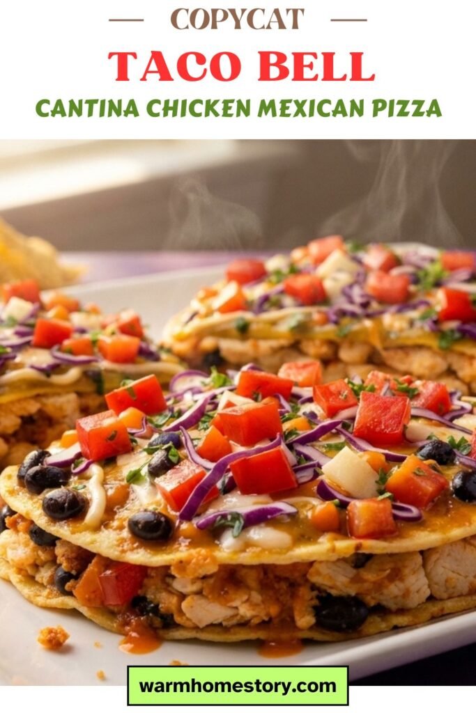 Taco Bell Cantina Chicken Pizza