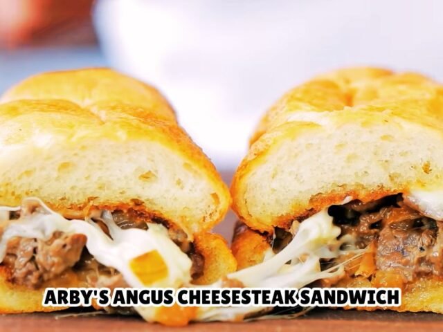 Arby’s Angus Cheesesteak Sandwich