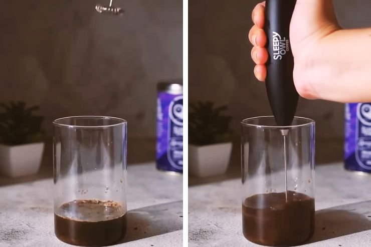 Brew and Cool the Coffee