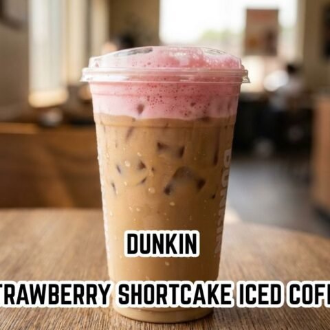 Dunkin Almond Strawberry Shortcake Iced Coffee Recipe
