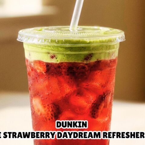 Dunkin Double Strawberry Daydream Refresher Recipe