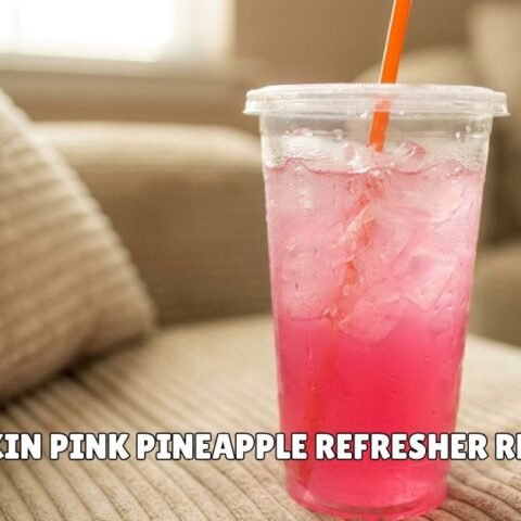 Dunkin Pink Pineapple Refresher Recipe
