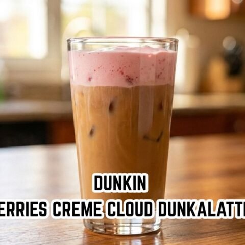 Dunkin Strawberries Creme Cloud Dunkalatte Recipe