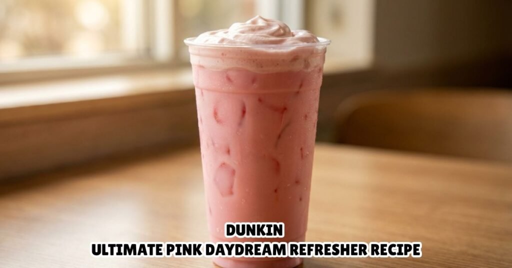 Dunkin Ultimate Pink Daydream Refresher Recipe