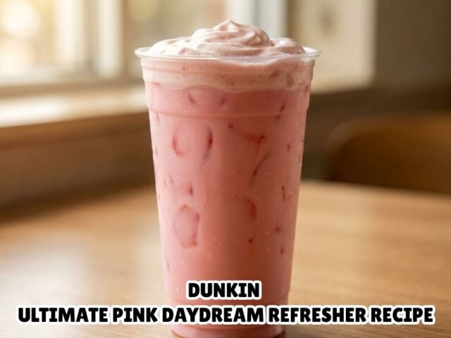 Dunkin Ultimate Pink Daydream Refresher Recipe