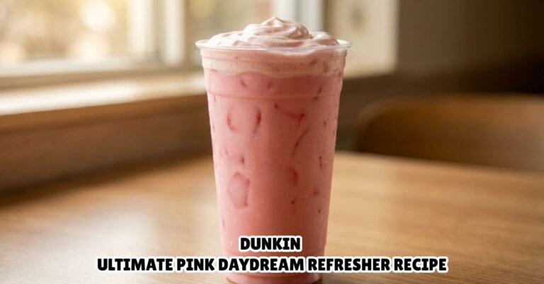 Dunkin Ultimate Pink Daydream Refresher Recipe