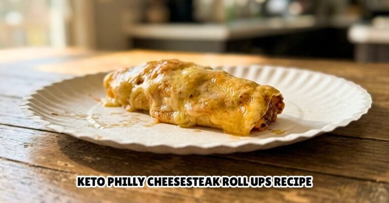 Keto Philly Cheesesteak Roll Ups Recipe