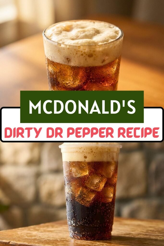 McDonald's Dirty Dr Pepper Recipe