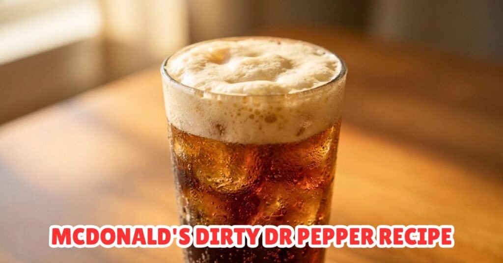 McDonald's Dirty Dr Pepper Recipe