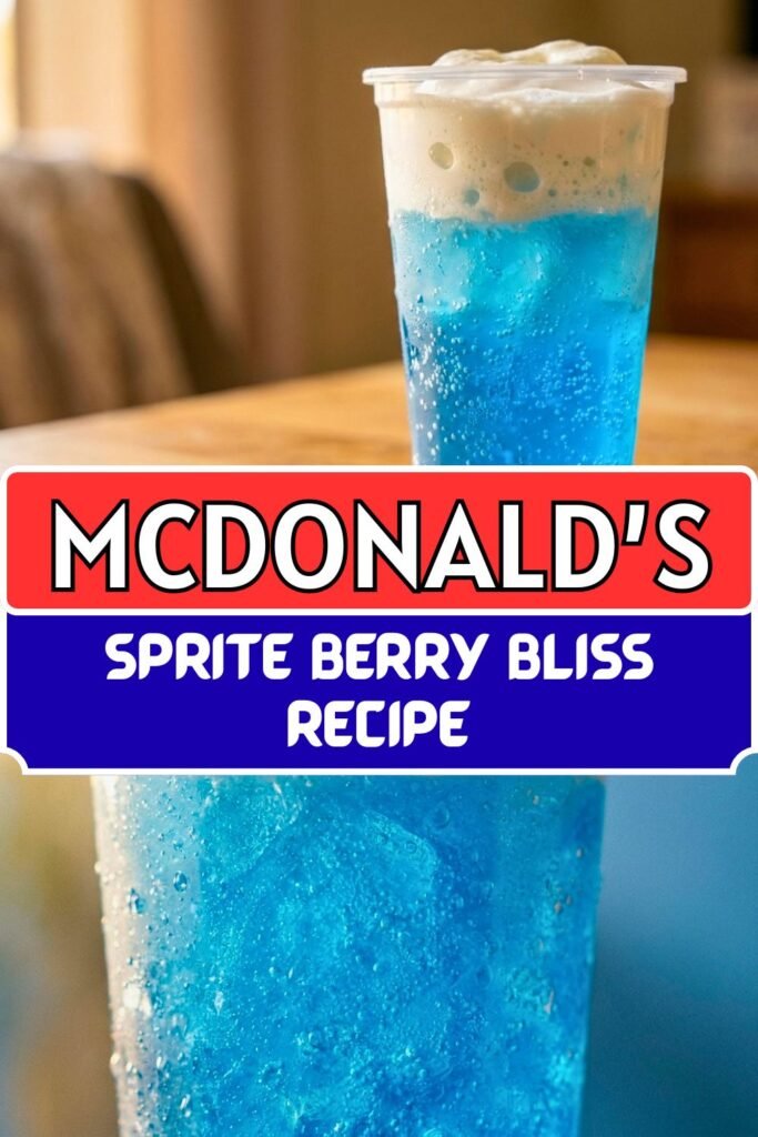 McDonald's Sprite Berry Blast