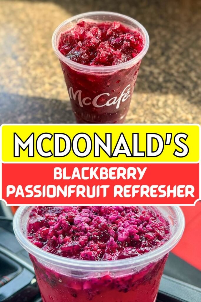 McDonald's Blackberry Passionfruit Refresher Recipe