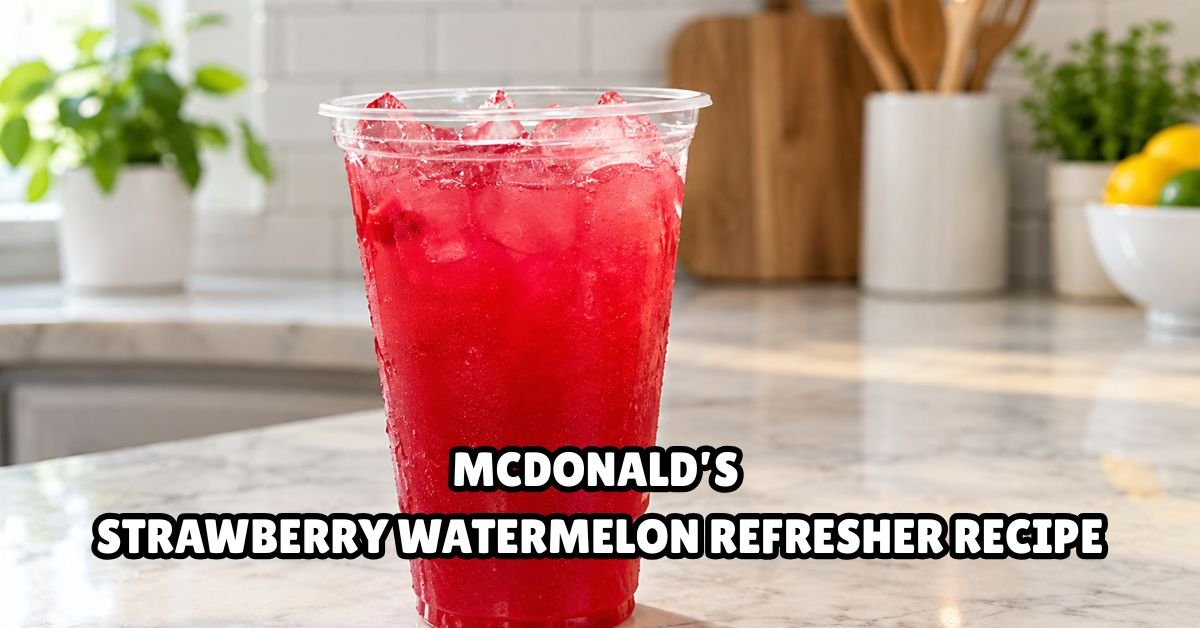 Mcdonald’s Strawberry Watermelon Refresher Recipe
