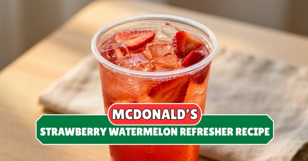 Mcdonald’s Strawberry Watermelon Refresher Recipe