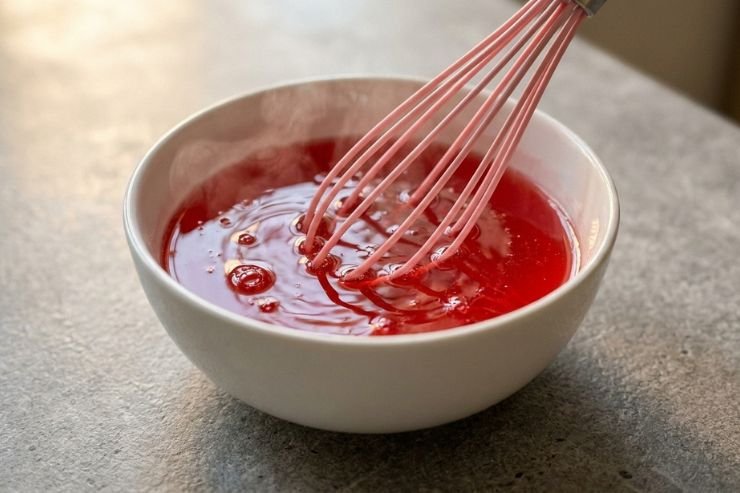 Mix the Strawberry Base