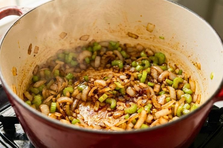 Sauté the Onion and Garlic
