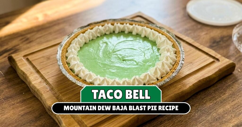 Taco Bell Mountain Dew Baja Blast Pie Recipe