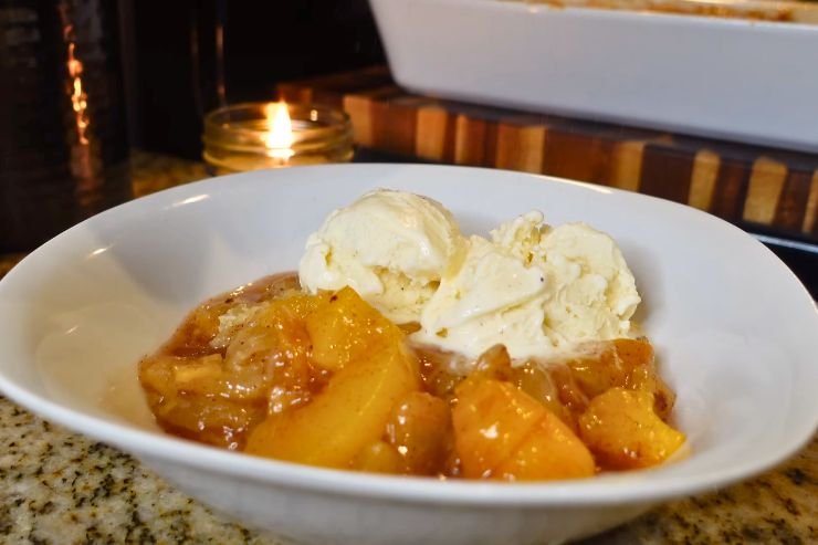 What to Serve with Double Crust Peach Cobbler