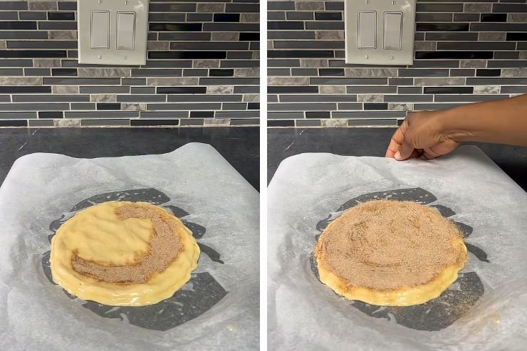 Add the Cinnamon Sugar