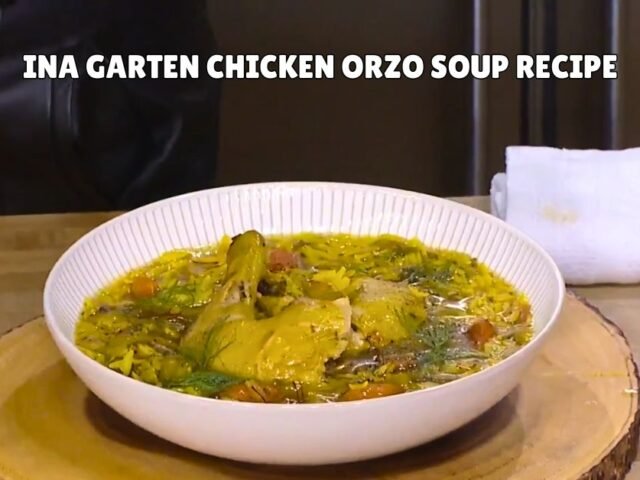 Ina Garten Chicken Orzo Soup Recipe