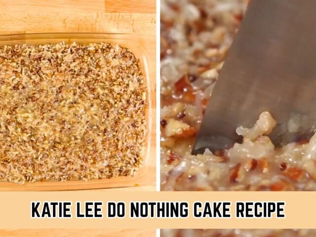 Katie Lee Do Nothing Cake Recipe