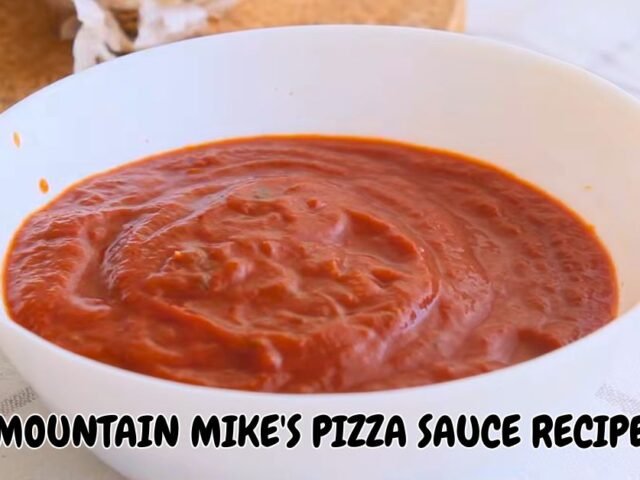 Mountain Mike’s Pizza Sauce Recipe