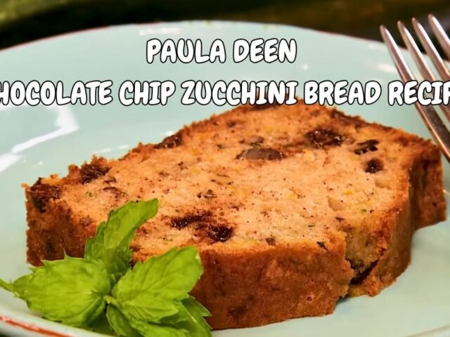 Paula Deen Chocolate Chip Zucchini Bread Recipe