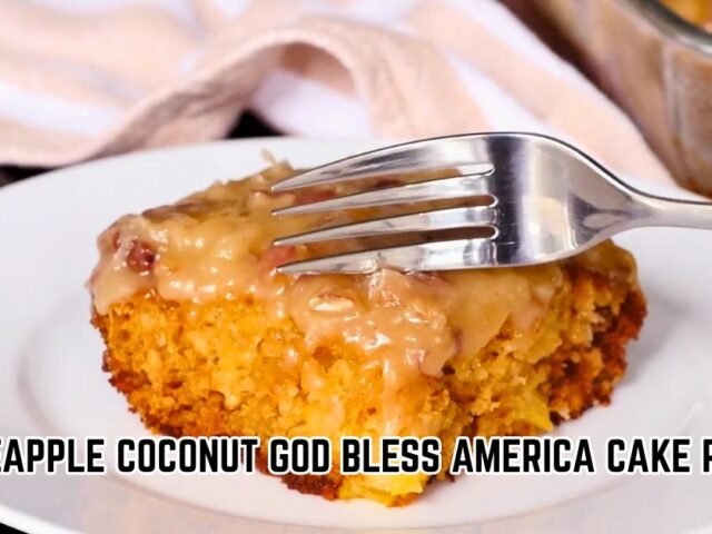 Pineapple Coconut God Bless America Cake Recipe