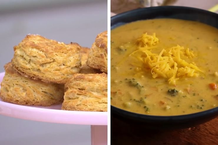 Serve with Quiznos Broccoli Cheese Soup