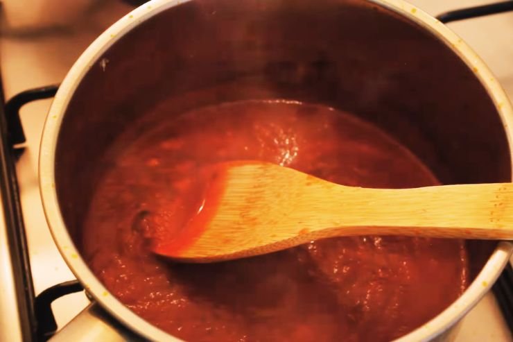 Simmer the sauce