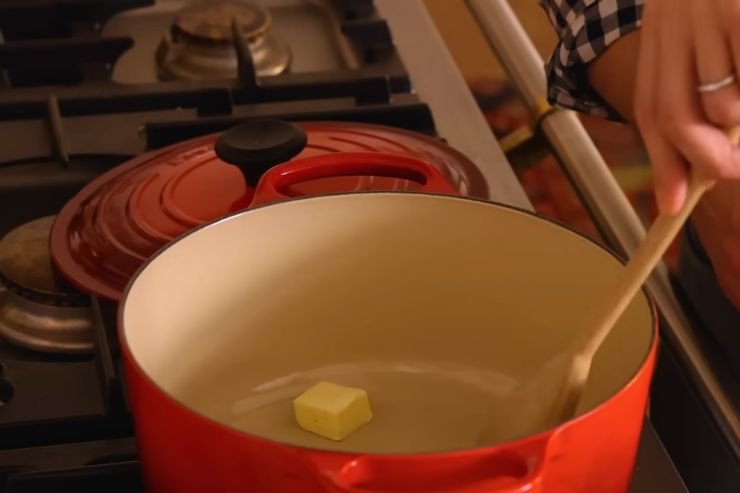 Soften the Onion and Carrot