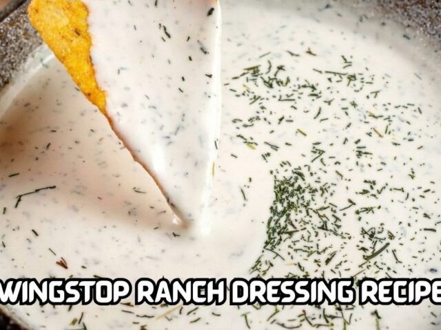 Wingstop Ranch Dressing Recipe
