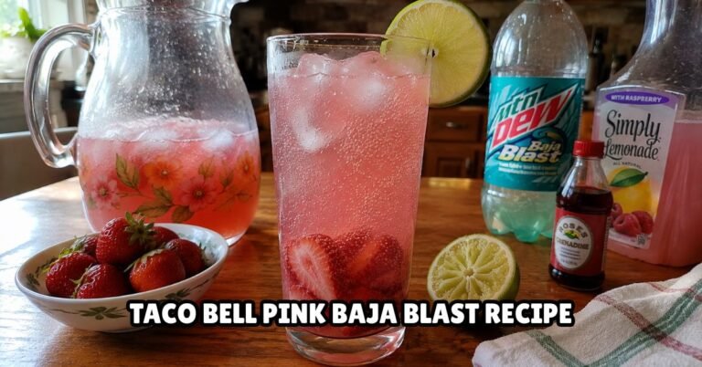 Taco Bell Pink Baja Blast Recipe