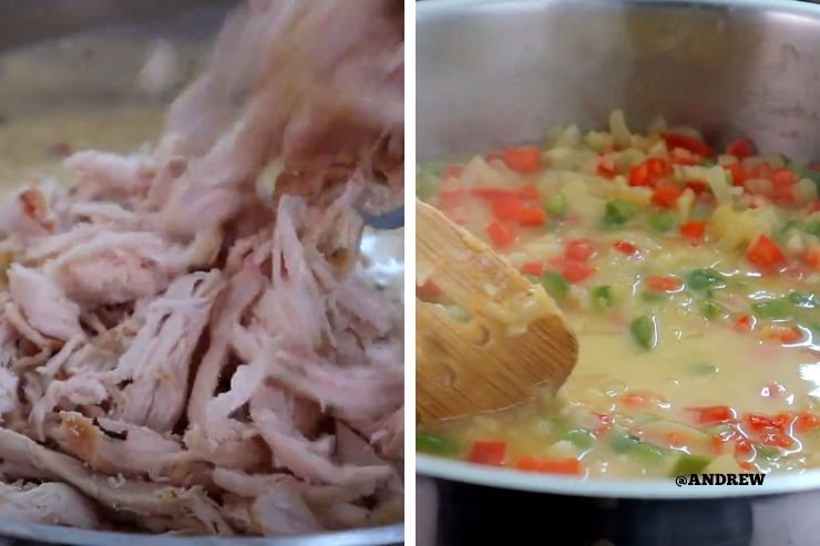 Fold in the Chicken and Pasta